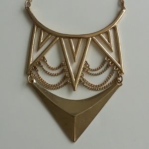 Lovisa Gold Geometric Statement Necklace